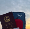 Tagi.《蘋蘋安安》砰砰珍珠牛仔流蘇護照收納包卡包證件收納護照夾 蘋蘋安安 12*17*1.5cm 曬單實拍圖