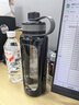 富光高硼硅玻璃杯 大容量泡茶杯雙層塑玻帶茶隔水杯 男士杯子1000ml 曬單實拍圖