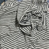 無印良品（MUJI）男式 涼感雙層紗織短袖睡衣套裝 男士家居服涼感物語25年夏季 煙熏綠色豎條紋 S -M上裝170/92A下裝170/80A 曬單實拍圖