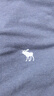 ABERCROMBIE & FITCH【經(jīng)典小麋鹿】男裝25夏季新款通勤POLO衫短袖T恤KI124-5182 藍灰色 S (175/92A) 曬單實拍圖