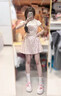 JIOESC公主裙女小個(gè)子顯瘦波點(diǎn)吊帶假兩件連衣裙2025新款法式甜美碎花裙 碎花裙 均碼 90-120斤 曬單實(shí)拍圖