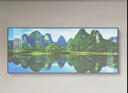 名莎桂林山水風(fēng)景畫客廳沙發(fā)背景墻掛畫現(xiàn)代簡(jiǎn)約臥室床頭裝飾畫晶瓷畫 01款-青山綠水 40X120(晶瓷平面+不帶燈) 曬單實(shí)拍圖