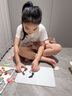 趣圖圖磁力拼圖3到6歲益智兒童積木拼裝磁性寶寶玩具2男孩4女童智力早教 動物世界磁力拼拼樂（贈水性筆） 曬單實拍圖