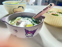 三麗鷗雙耳兒童餐具飯碗家用碗具微波爐套裝廚房用品 三麗鷗雙耳兒童碗-庫洛米-1 曬單實(shí)拍圖