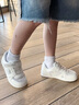 泰蘭尼斯初秋兒童板鞋男女童百搭幼兒園小白鞋運(yùn)動室內(nèi)外鞋 白色29 曬單實拍圖