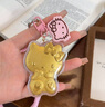 中國珠寶大褔hellokitty貓鑰匙扣黃金掛件足金KT貓手機(jī)鏈999包包掛飾禮物 KT貓鑰匙扣【20mg】（單掛件） 曬單實(shí)拍圖