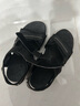 斯凱奇（Skechers）男鞋夏季戶外沙灘鞋透氣軟底魔術(shù)貼涼鞋237286 黑色/BLK 39.5 曬單實拍圖