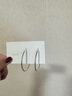 花有心柿金屬圈圈耳飾女養(yǎng)耳洞耳釘素圈耳環(huán)2025新款高級感耳圈耳墜耳飾品 【銀色大號】氣質(zhì)圓圈耳環(huán) 曬單實拍圖