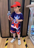 迪士尼（Disney）奧特曼套裝兒童夏裝童裝2024新款小童衣服男童兩件套寶寶男孩短袖 藍色 140 曬單實拍圖