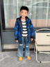 波司登2025秋季新款男女兒童一手長(cháng)三合一羽絨服保暖外套T250131340 山川畫(huà)影藍9CN2-自帶內膽兩件套 120 /60 約 110-120cm 22kg 曬單實(shí)拍圖