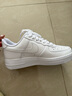 耐克（NIKE）  AF1 07 女鞋純白空軍一號(hào)運(yùn)動(dòng)鞋休閑鞋板鞋小白鞋 DD8959-100 36.5 曬單實(shí)拍圖