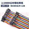 丟石頭 杜邦線(xiàn) 母對母20cm 12排 單排40根 彩排線(xiàn)PCB跳線(xiàn)面包板飛線(xiàn)電子連接線(xiàn)  曬單實(shí)拍圖