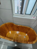 魔都香柏木泡澡木桶大人全身家用實(shí)木泡澡盆加厚木桶汗蒸浴桶洗澡桶 不銹鋼軟扶手標配1米*60寬左右 曬單實(shí)拍圖