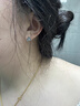 芯奢s999純銀藍色鳶尾花耳線女2025新款高級感三葉花耳環(huán)氣質(zhì)耳釘耳飾 藍色鳶尾花耳線一對【999足銀】 曬單實拍圖