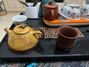 璽翰雅（ROYHOYE）宜興紫砂壺國(guó)工吳小衛(wèi)純手工泡茶壺300cc陳腐黃金段刻繪茶具單壺 香遠(yuǎn)益清紫砂壺 300ml 曬單實(shí)拍圖
