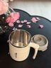 XKJ【德國】早餐杯帶蓋勺不銹鋼杯子女生專用馬克杯麥片水咖啡杯茶杯 【抗菌加厚-保溫保冷】白-500ML（送折疊勺） 曬單實拍圖