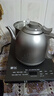 新飛全自動(dòng)上水電熱水壺泡茶桌茶臺(tái)燒水壺一體機(jī)辦公室功夫茶煮水壺電茶壺茶具套裝燒水器泡茶機(jī)家用 1L 雙邊上水消毒款 曬單實(shí)拍圖