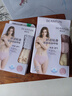 蝶安芬【商場(chǎng)同款】女士?jī)?nèi)褲100%純棉高腰大碼媽咪褲中老年寬松薄三角褲 淺色(4條裝) XL (165) 曬單實(shí)拍圖
