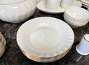 NINE CRANES餐具碗碟套裝家用現(xiàn)代輕奢簡約釉下彩新品景德鎮(zhèn)碗盤喬遷骨瓷組套 高溫釉下彩·皮箱錦盒裝 6人 52頭 曬單實(shí)拍圖