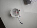 佼佼者（JIAOJIAOZHE）防眩筒燈嵌入式家用LED天花過道燈玄關(guān)燈客廳吊頂孔燈7W白杯4000K 曬單實拍圖