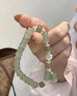 傾愛925銀手鏈女中式和田玉手串竹節(jié)蓮花轉運珠銀首飾生日禮物送女友 曬單實拍圖