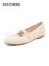 斯凱奇（Skechers）單鞋春季女鞋2026淺口平底瑪麗珍鞋一腳蹬外穿涼鞋159057 曬單實(shí)拍圖