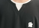 太平鳥男裝【潦草小狗聯(lián)名】T恤25夏季新款闊版重磅潮 B2CNF221V 深灰1 M 曬單實(shí)拍圖