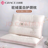 潔麗雅（Grace）駝絨蛋白護頸枕中枕枕頭枕芯 45*70cm 單只裝 曬單實拍圖