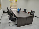 東業(yè)家具 辦公桌電腦桌E0級辦公室簡約現(xiàn)代單人工作臺書桌 1600*700*750mm【黑山桃色】 曬單實拍圖