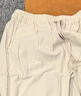 瑞凡佳休閑褲女2025夏季新款垂墜感棉麻九分裙褲薄款高腰透氣休閑闊腿褲 麻本色 2XL 建議135-150 曬單實(shí)拍圖