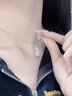 迪后（Dirholl）輕奢侈品和田玉項鏈女水滴玉墜首飾送女友老婆情人節(jié)生日禮物 玉佑安寧·和田玉項鏈【免費刻字/代寫賀卡】 曬單實拍圖
