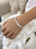 銀意坊愛心銀手鐲兒童女12歲10歲小學(xué)生女孩女童銀鐲子純銀琺瑯生日禮物 【6-15歲】愛心大童銀手鐲約19克 曬單實(shí)拍圖