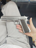 aqk1911成人玩具槍鋁合金bb全金屬手槍黃河牌發(fā)射器打氣球的搶彈 AQK8.0最新版鎢鋼色（送6件套） 曬單實(shí)拍圖