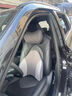肯拓普汽車(chē)頭枕腰靠電動(dòng)按摩車(chē)載護頸枕護腰靠墊奔馳寶馬奧迪保時(shí)捷 黑色 升級按摩款頭枕+腰靠 1套 曬單實(shí)拍圖