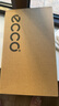 愛步（ECCO）BIOM C 夏季牛皮運動鞋女 健步800433 黑色/芒果黃39 曬單實拍圖