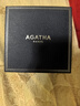 AGATHA【官方正品】人魚之淚項鏈女士 生日禮物送女友閨蜜高級感鎖骨鏈 明星同款（39cm大號2.96克拉） 曬單實拍圖
