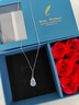 紅妝諾新中式銀白玉髓葫蘆吊墜項鏈女款輕奢鎖骨鏈送女友520送對象禮物 925銀白玉髓項鏈【禮盒+證書(shū)】 曬單實(shí)拍圖
