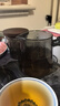 憶壺茶（YIHUTEA）整套茶具泡茶壺套裝玻璃茶杯茶水分離煮茶器辦公室懶人杯子帶茶盤 【含托盤】輕奢黑 壺+木圈2杯 4件 曬單實拍圖