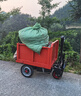 勝鑫惠 電動(dòng)灰斗車工地三輪車手推車?yán)S上料車工程翻斗車?yán)u平板車 【可站式方形斗三開(kāi)門】實(shí)心胎 曬單實(shí)拍圖