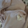 乖奇熊新生兒0-3個(gè)月衣服春秋季嬰兒裝長袖綁帶連體衣滿月百天寶寶衣服 曬單實(shí)拍圖