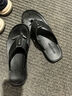木林森（MULINSEN）拖鞋男夾腳人字拖男涼鞋休閑軟底沙灘鞋男 SM257801 曬單實(shí)拍圖