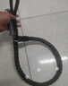 PPO真皮項圈牛皮狗鏈子防爆沖狗狗牽引繩中型大型犬金毛德牧遛狗繩子 紅棕款【1.3米牽引繩+項圈】 L碼-【適合25-70斤用】 曬單實(shí)拍圖