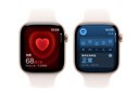 Apple/蘋(píng)果 Watch Series 10 智能手表GPS款46毫米玫瑰金色鋁金屬表殼淡桃粉色運(yùn)動(dòng)型表帶M/L MX2A3CH/B 曬單實(shí)拍圖