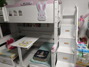 黎旭堡櫻桃木上床下桌全實(shí)木兒童床高低床上下鋪成人子母床兩層上下床 粉色梯柜書(shū)桌款+抽屜+書(shū)架+床墊 上鋪寬90cm*下鋪寬120cm 曬單實(shí)拍圖