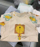 wua.wua嬰兒衣服夏季薄款連體衣純棉新生兒外出爬服寶寶短袖睡衣空調(diào)房 片印馬戲團(tuán)（肩扣套頭） 80cm （適合9-12個(gè)月 16-20斤） 曬單實(shí)拍圖