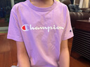Champion【涼感科技】冠軍男女童短袖T恤2025夏季新款大小童親子裝上衣 曬單實(shí)拍圖