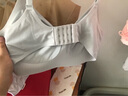都市麗人內(nèi)衣小胸顯大聚攏防下垂收副乳提胸上托性感軟支撐無痕薄款文胸 煙灰蘭 M 【建議體重90-105斤】 曬單實拍圖