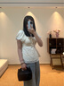 古士旗法國品牌包包女包2025新款植鞣皮女士手提斜挎包七夕情人節(jié)禮物 黑色【Black】 送老婆送女友送閨蜜送媽媽 曬單實拍圖