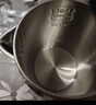 美的（Midea）電熱水壺開水壺1.7L大容量0涂層燒水壺304不銹鋼雙層防燙無縫內(nèi)膽快速燒水 MK-SH17M301C 曬單實拍圖