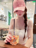 JUICY COUTURE橘滋25夏新款甜美時(shí)尚運(yùn)動(dòng)風(fēng)立體刺繡棒球帽女遮陽百搭 粉紅 均碼 曬單實(shí)拍圖